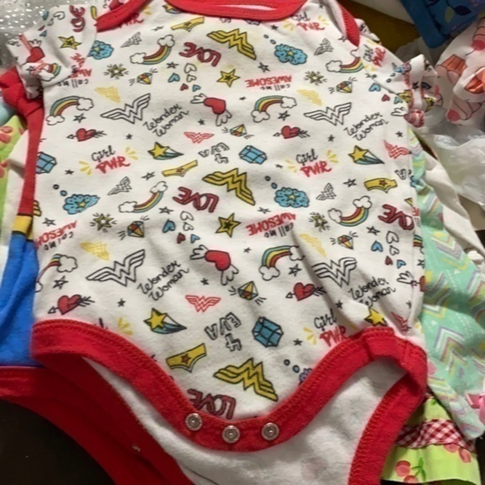 Bundle of baby girl clothes